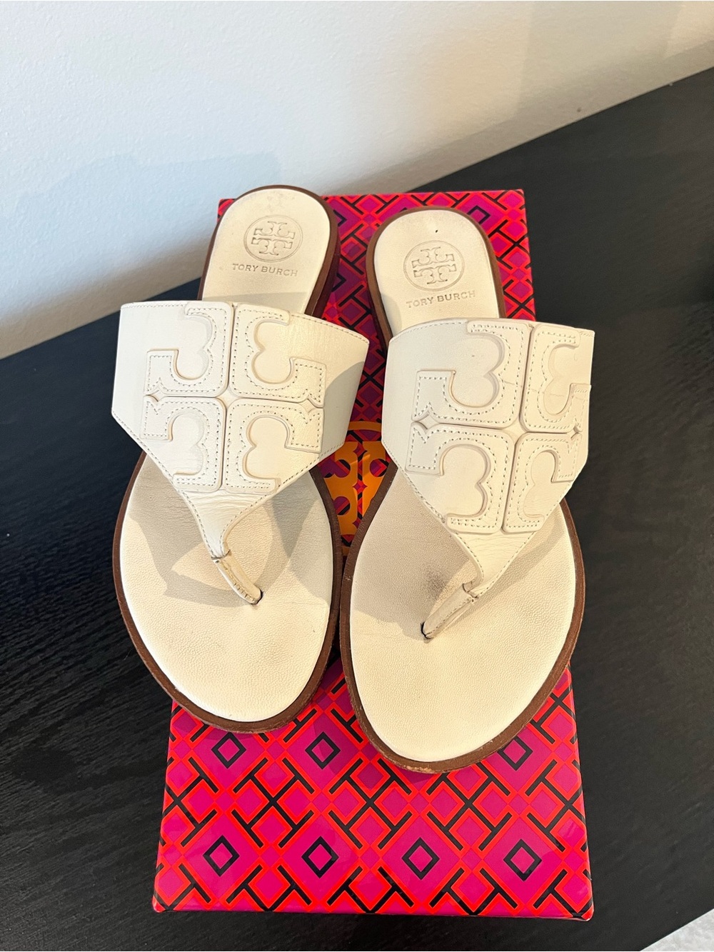 Authentic Ivory Tory Burch Sandals
